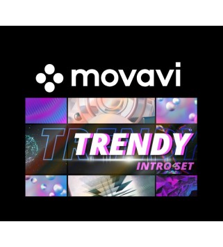 Movavi Video Editor Plus 2021 Effects - Trendy Intro Set Steam Key GLOBAL